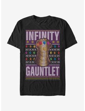 Marvel Avengers Gauntlet Christmas Pattern T-Shirt, , hi-res
