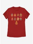Marvel Avengers Lined Up Cookies Womens T-Shirt, RED, hi-res