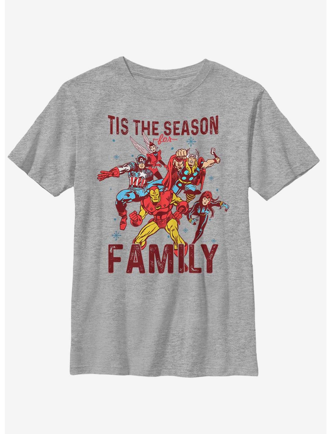 Marvel Avengers Family Season Youth T-Shirt, ATH HTR, hi-res