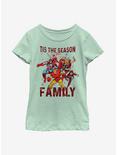 Marvel Avengers Family Season Youth Girls T-Shirt, MINT, hi-res