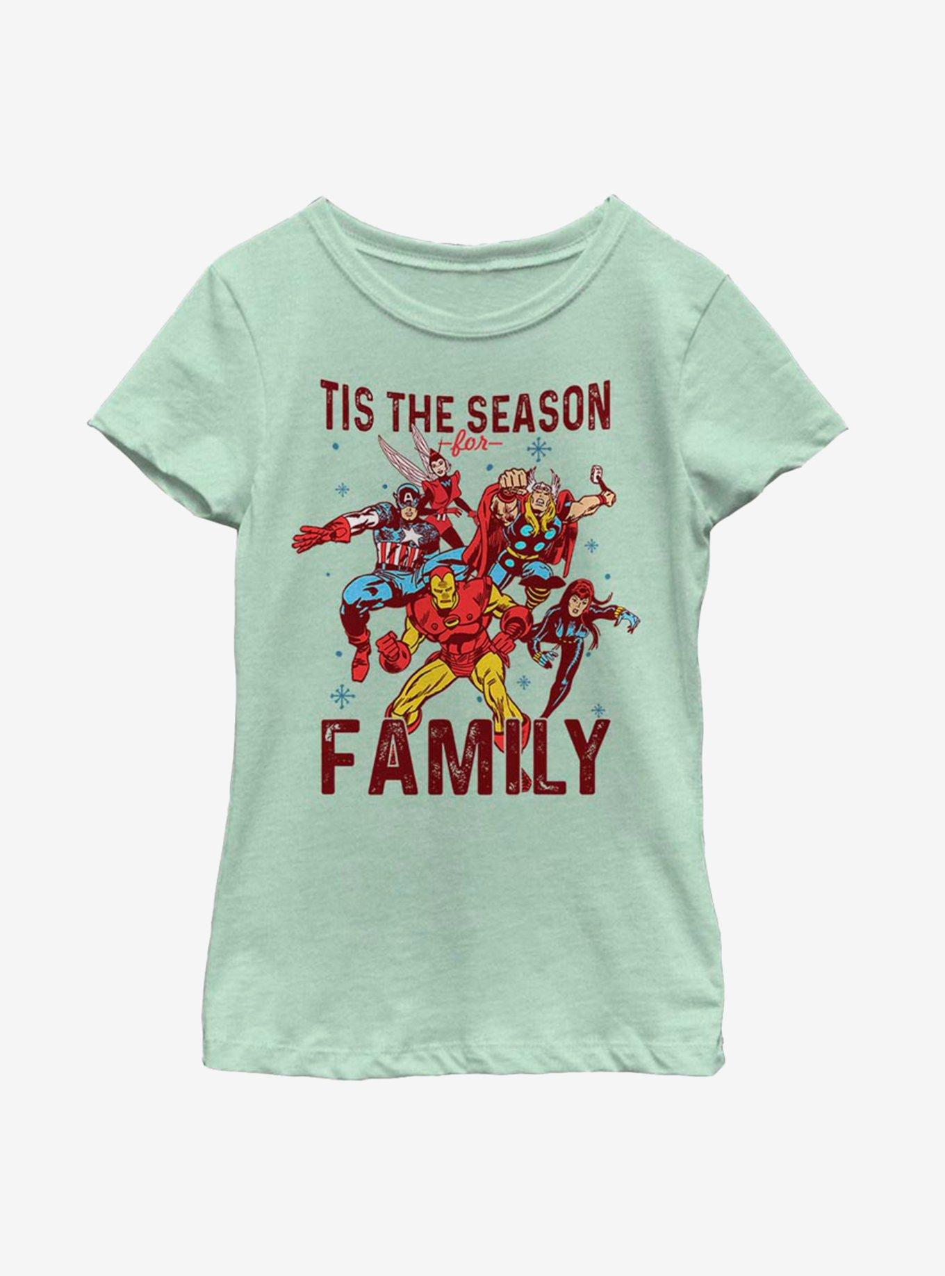 Marvel Avengers Family Season Youth Girls T-Shirt, , hi-res