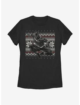 Marvel Black Panther T-Challa Christmas Pattern Womens T-Shirt, , hi-res