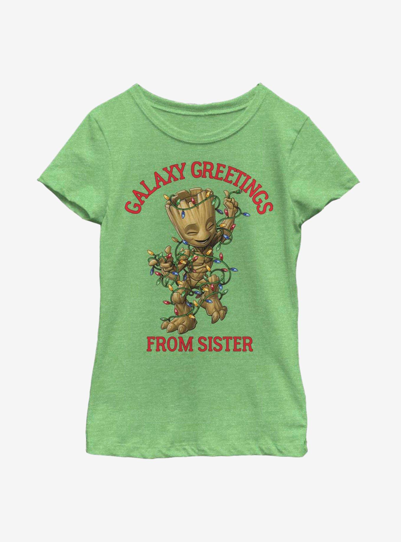 Marvel Guardians Of The Galaxy Groot Sister Youth Girls T-Shirt, , hi-res