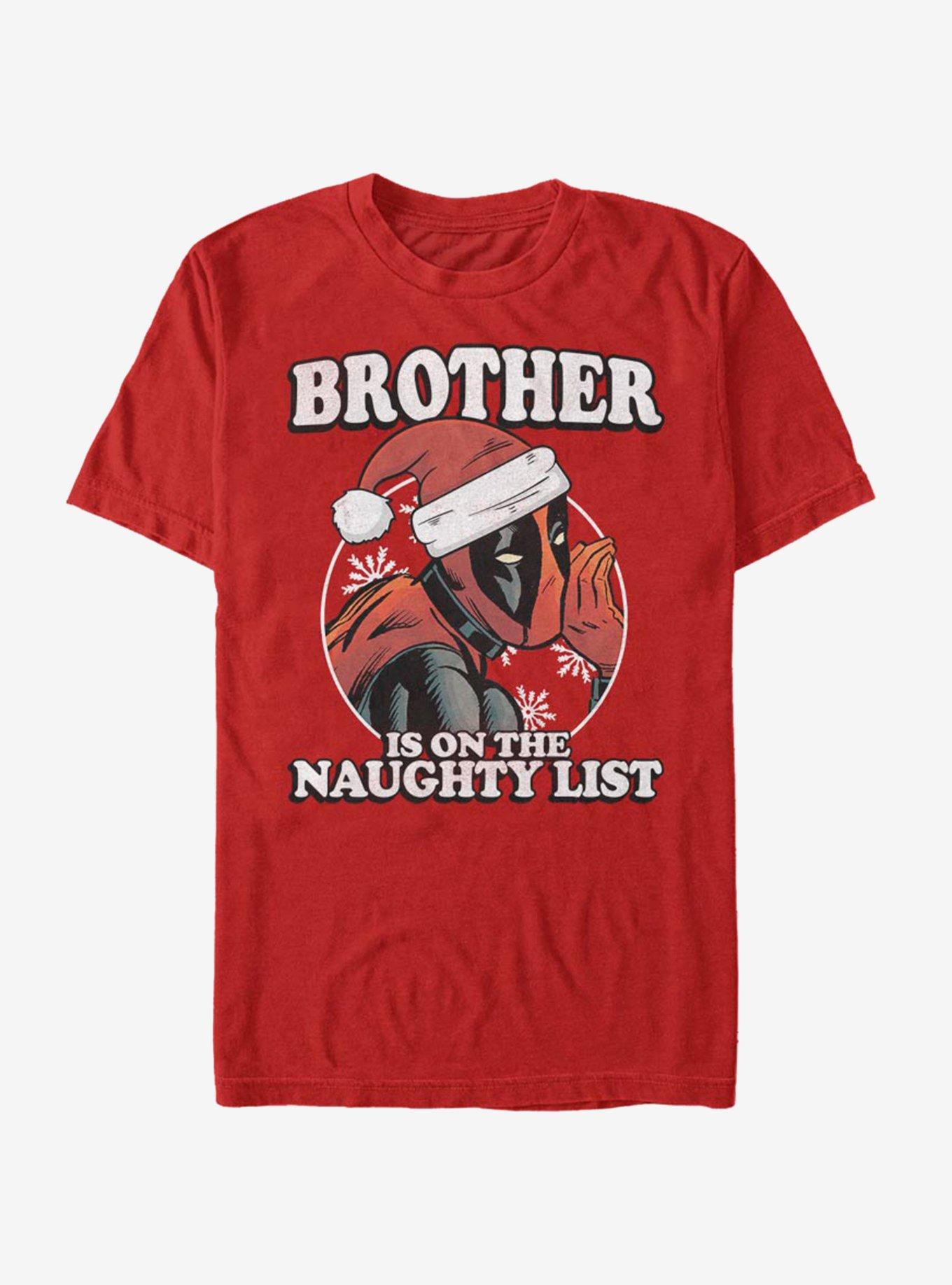 Marvel Deadpool Naughty Brother T-Shirt, , hi-res