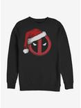 Marvel Deadpool Santa Hat Sweatshirt, BLACK, hi-res