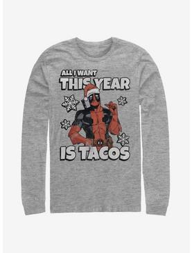 Marvel Deadpool All I Want Is Tacos Long-Sleeve T-Shirt, , hi-res