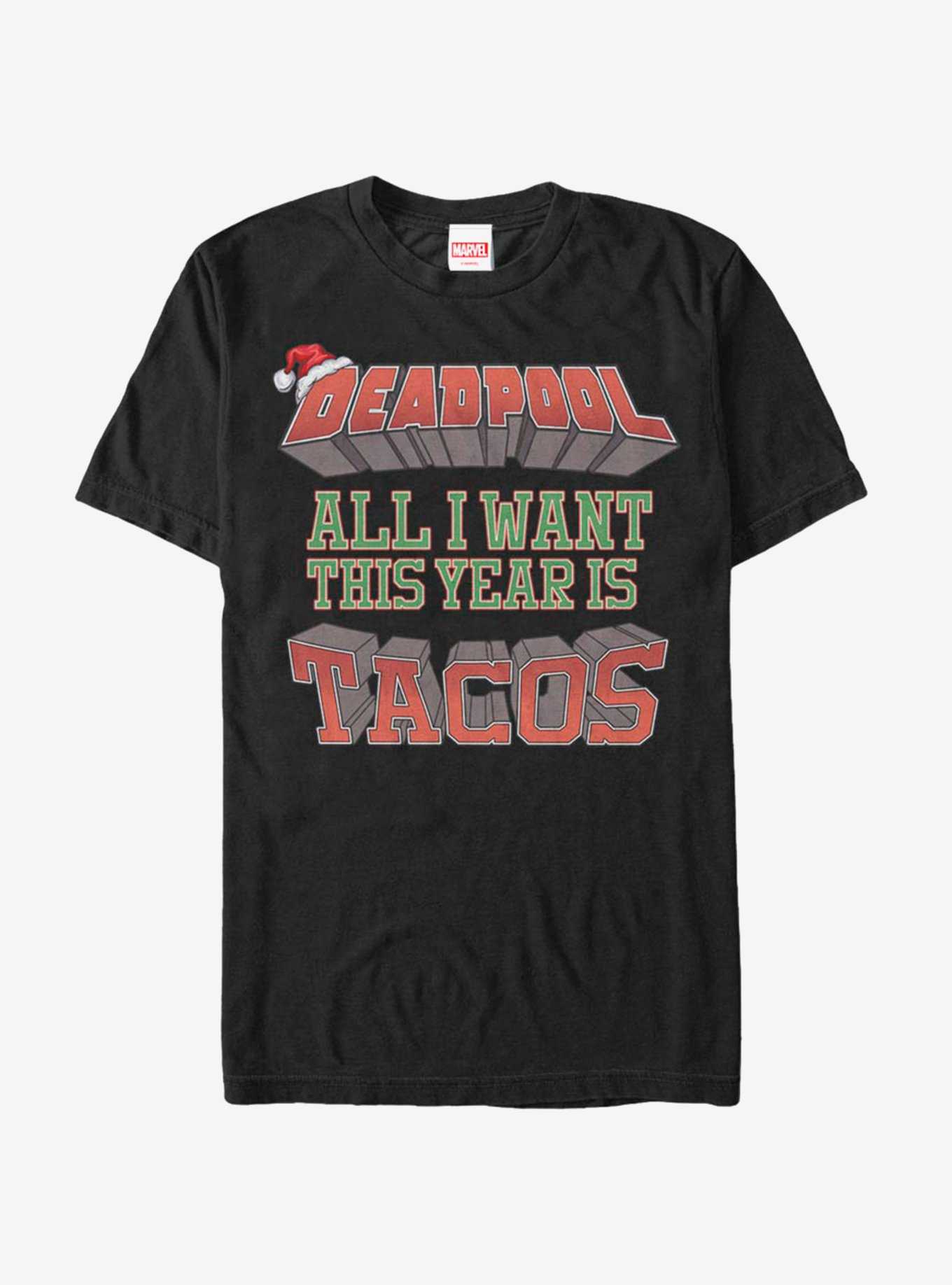 Marvel Deadpool Tacos This Year T-Shirt, , hi-res