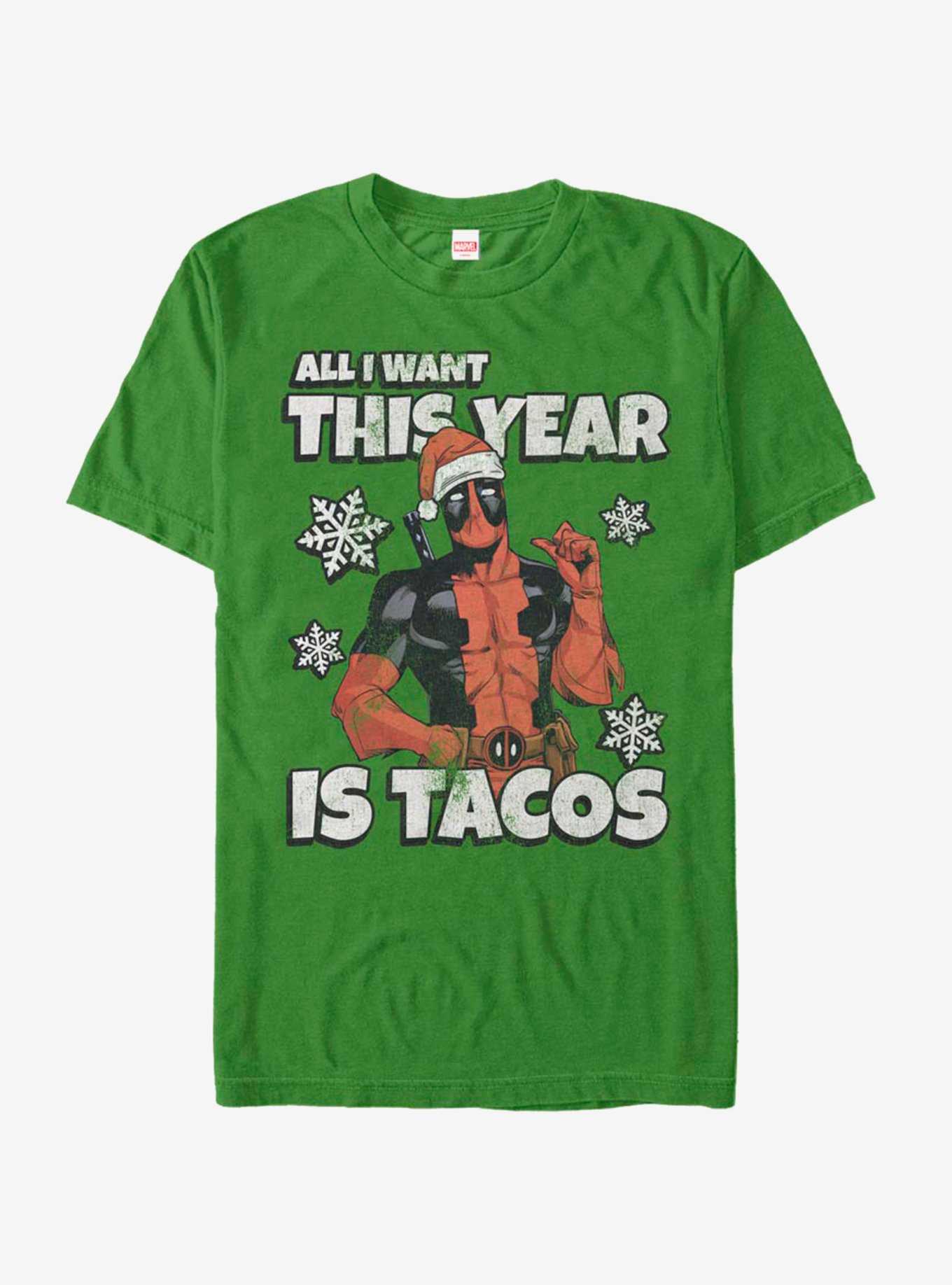 Marvel Deadpool All I Want Is Tacos T-Shirt, , hi-res