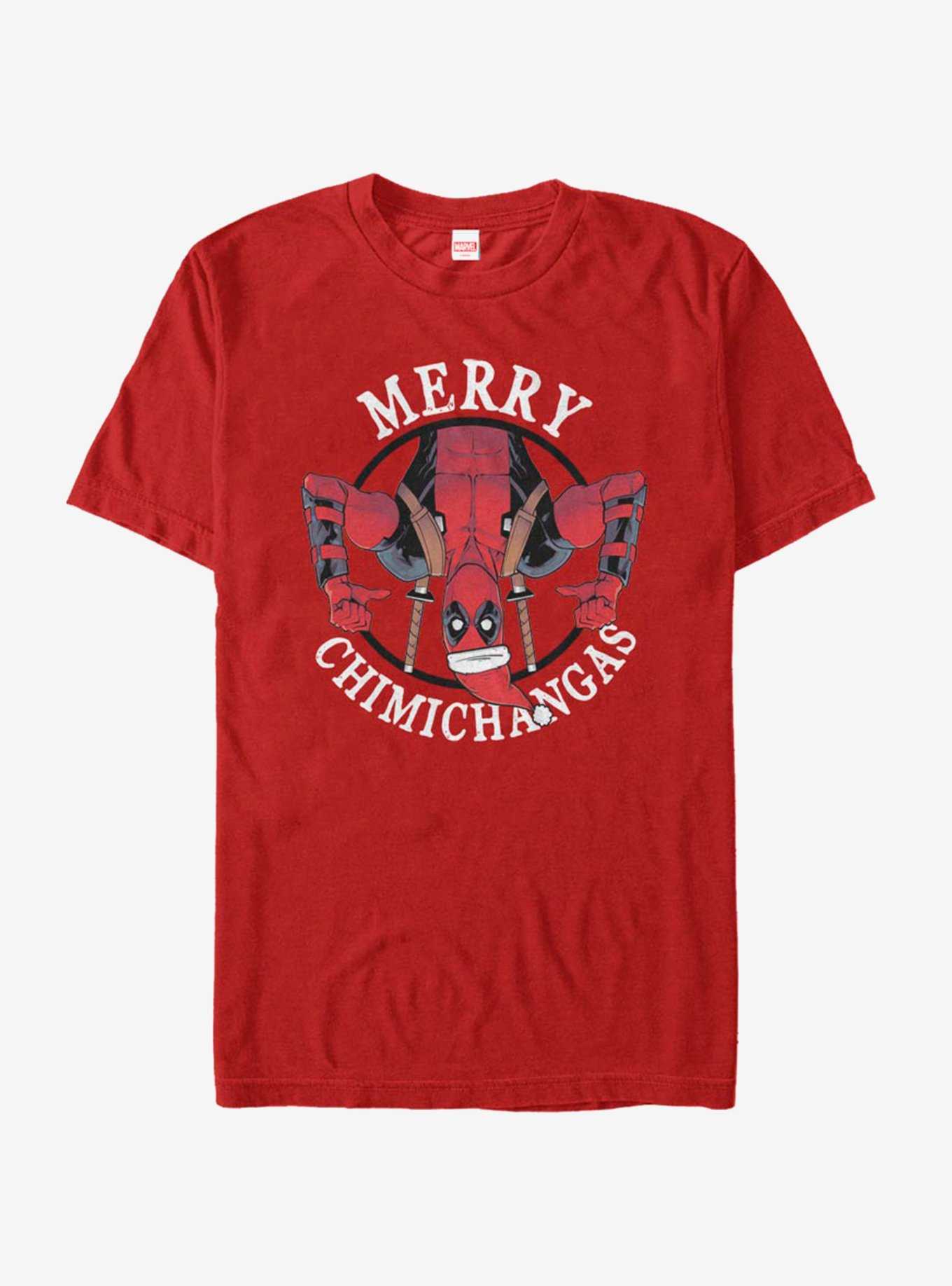 Marvel Deadpool Merry Chimichangas T-Shirt, , hi-res