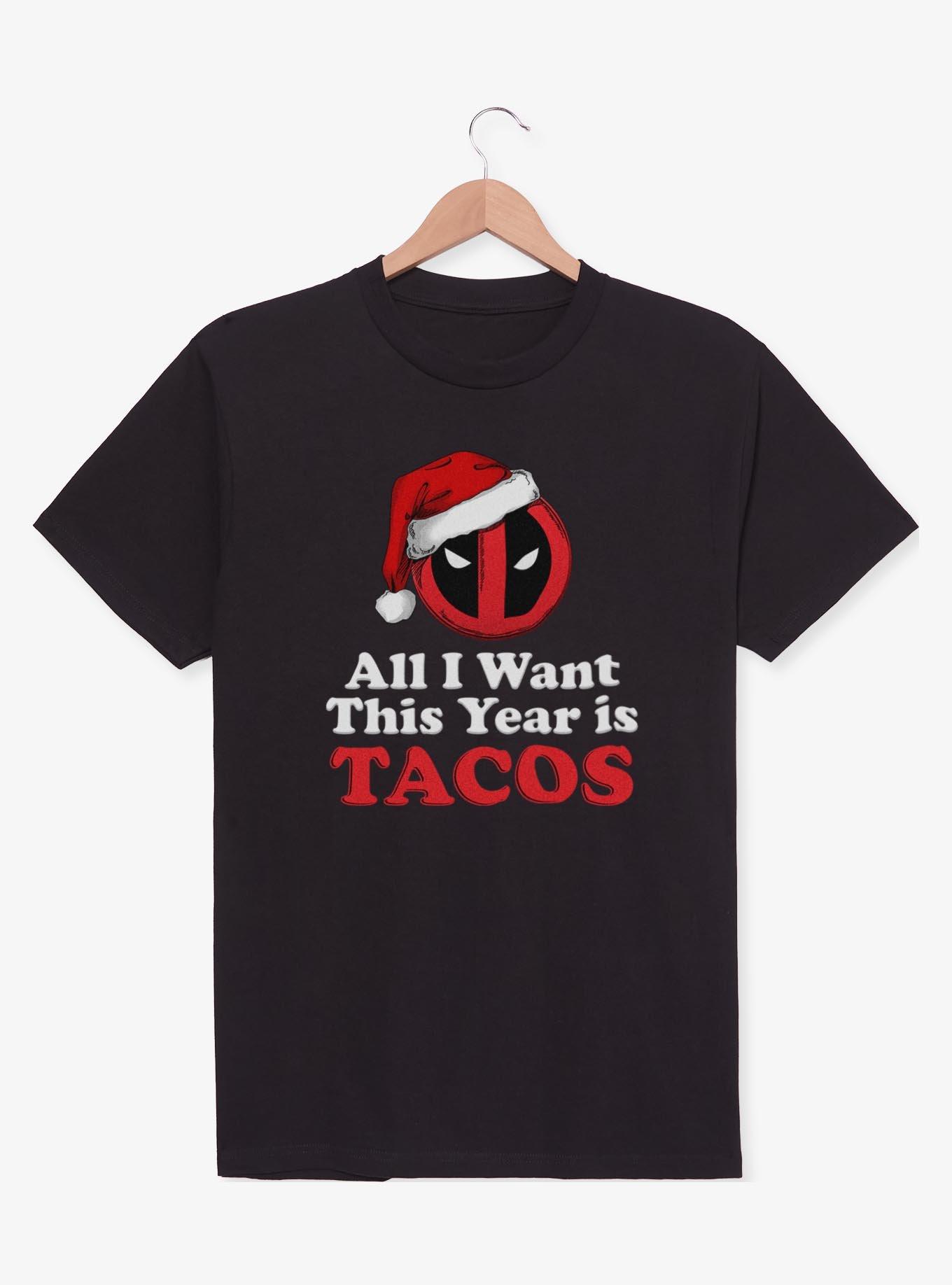 Marvel Deadpool Tacos All I Want T-Shirt