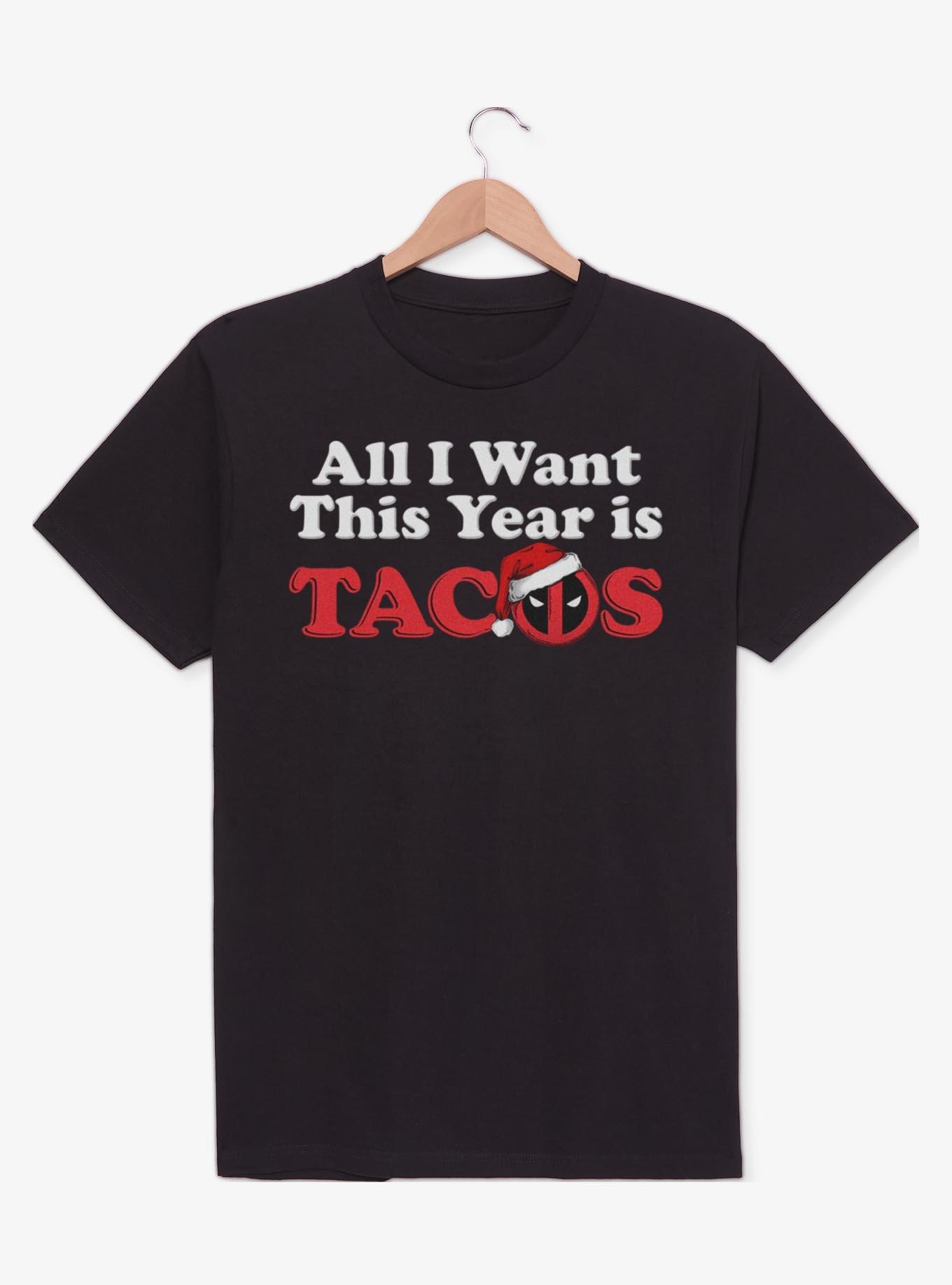 Marvel Deadpool All I Want Tacos T-Shirt