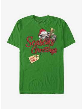 Marvel Guardians Of The Galaxy Rocket Greetings Uncle T-Shirt, , hi-res