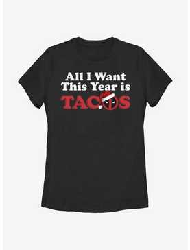 Marvel Deadpool All I Want Tacos Womens T-Shirt, , hi-res