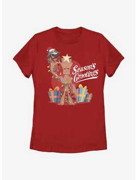 Marvel Guardians Of The Galaxy Seasons Grootings Womens T-Shirt, , hi-res