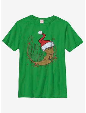 Marvel Guardians Of The Galaxy Groot Christmas Youth T-Shirt, , hi-res