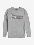 Disney Frozen Olaf Chillin' Sweatshirt, ATH HTR, hi-res