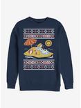 Disney Frozen Olaf Christmas Pattern Sweatshirt, NAVY, hi-res