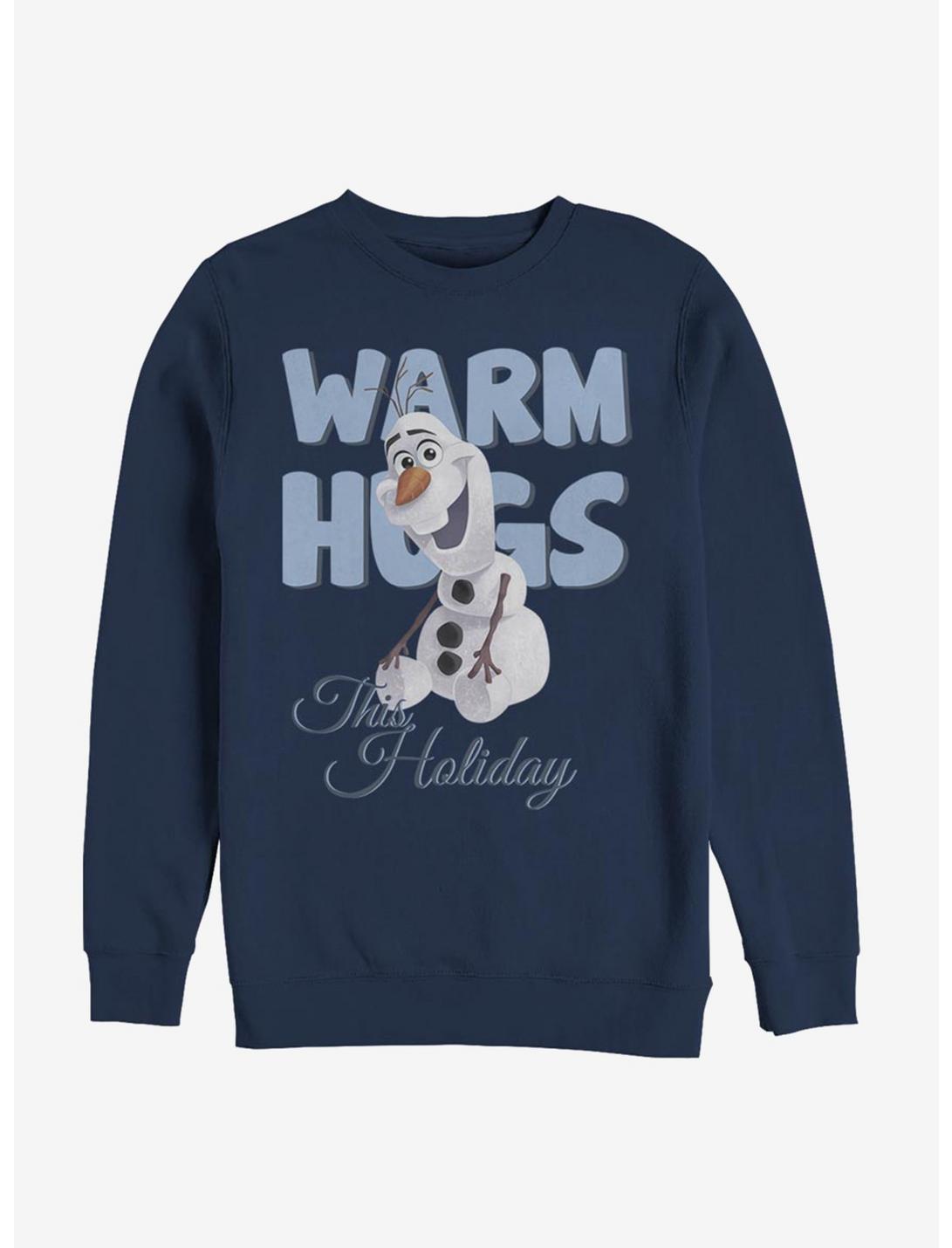 Disney Frozen Warm Hugs Holiday Sweatshirt, NAVY, hi-res
