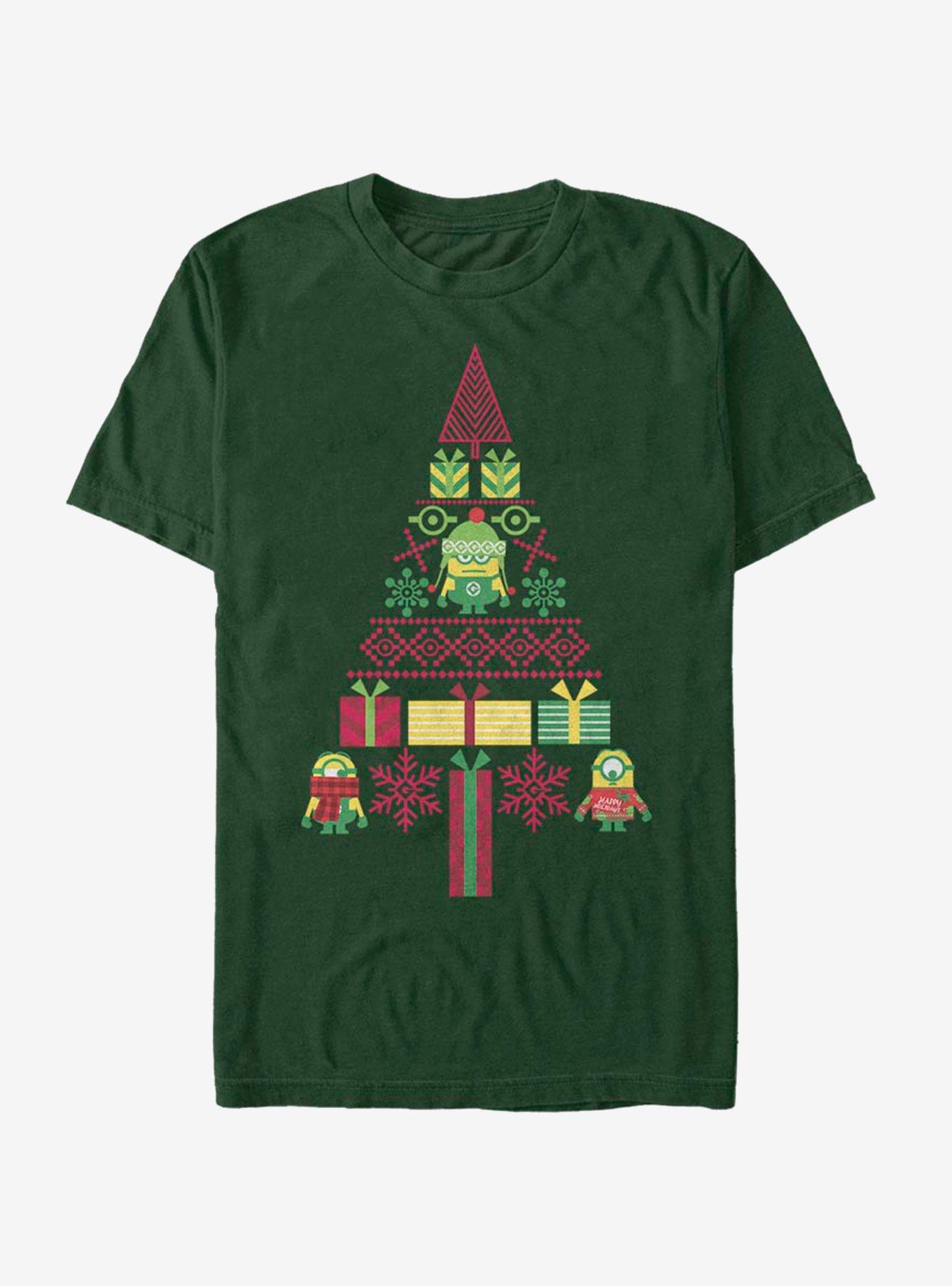 Despicable Me Minions Christmas Tree T-Shirt | BoxLunch