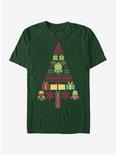 Despicable Me Minions Christmas Tree T-Shirt, FOREST GRN, hi-res