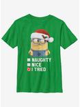 Despicable Me Minions I Tried Youth T-Shirt, KELLY, hi-res