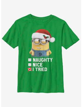 Despicable Me Minions I Tried Youth T-Shirt, , hi-res