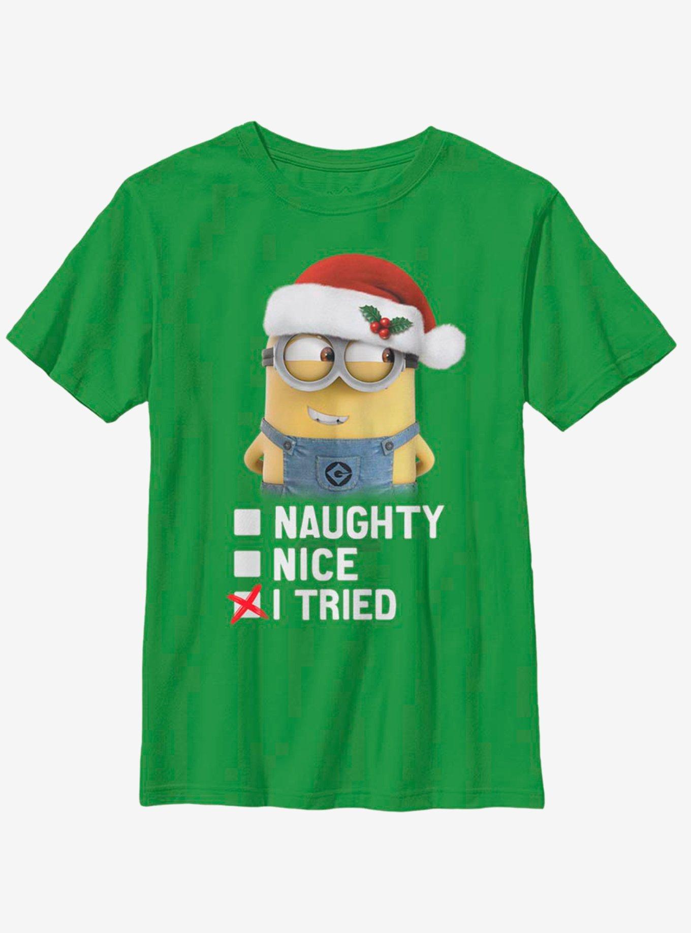 Despicable Me Minions I Tried Youth T-Shirt, , hi-res