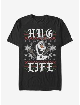 Disney Frozen Hug Life Olaf Christmas Pattern T-Shirt, , hi-res
