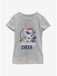 Disney Frozen Holiday Cheer Youth Girls T-Shirt, ATH HTR, hi-res