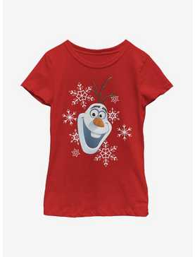 Disney Frozen Olaf Hat Youth Girls T-Shirt, , hi-res