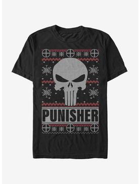 Marvel Punisher Christmas Pattern T-Shirt, , hi-res