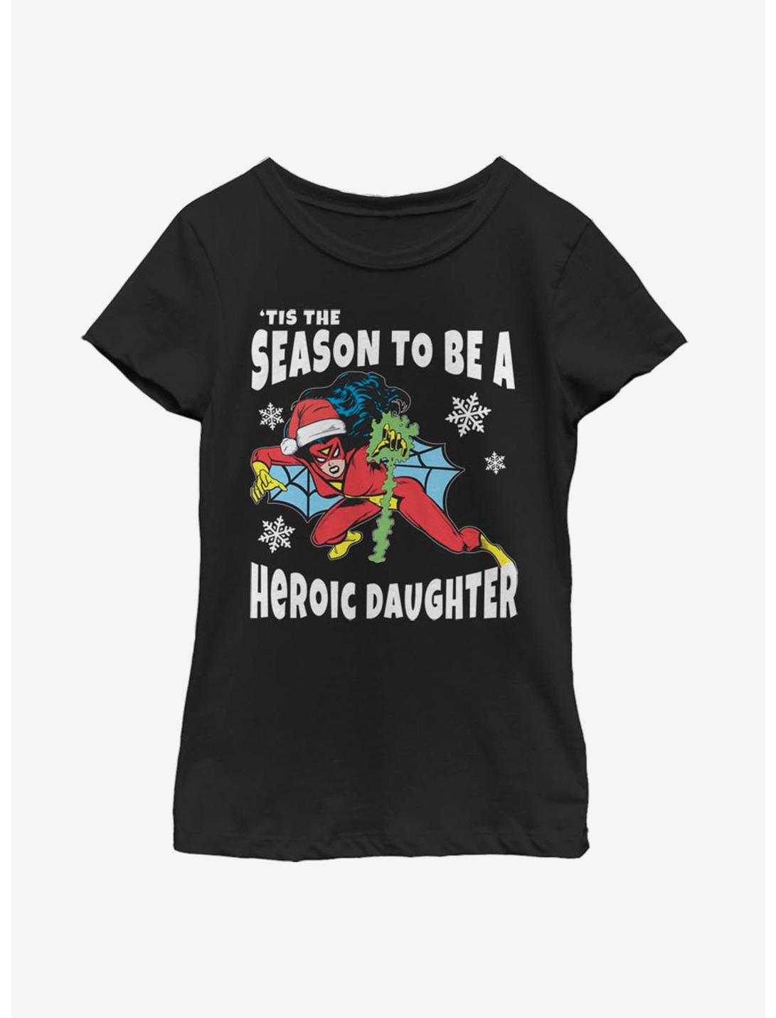Marvel Heroic Daughter Youth Girls T-Shirt, BLACK, hi-res