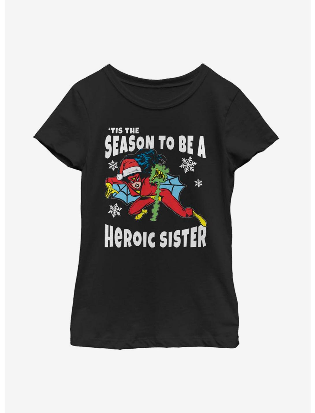 Marvel Heroic Sister Youth Girls T-Shirt, BLACK, hi-res