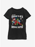 Marvel Heroic Sister Youth Girls T-Shirt, BLACK, hi-res