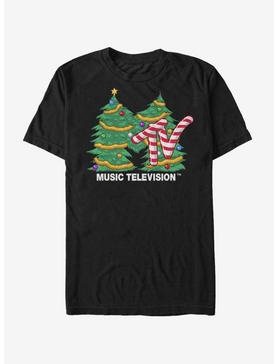 Plus Size MTV Christmas Tree Logo T-Shirt, , hi-res