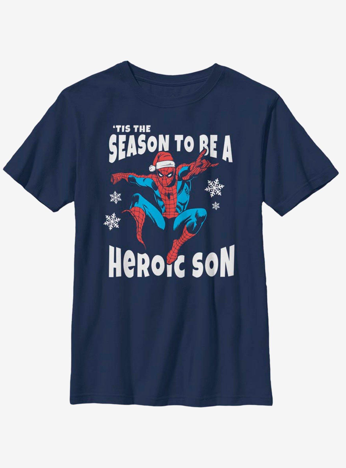 Marvel Spider-Man Heroic Son Youth T-Shirt, , hi-res