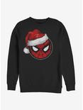 Marvel Spider-Man Spidey Santa Hat Sweatshirt, BLACK, hi-res