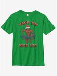 Marvel Spider-Man Made The Nice List Youth T-Shirt, KELLY, hi-res