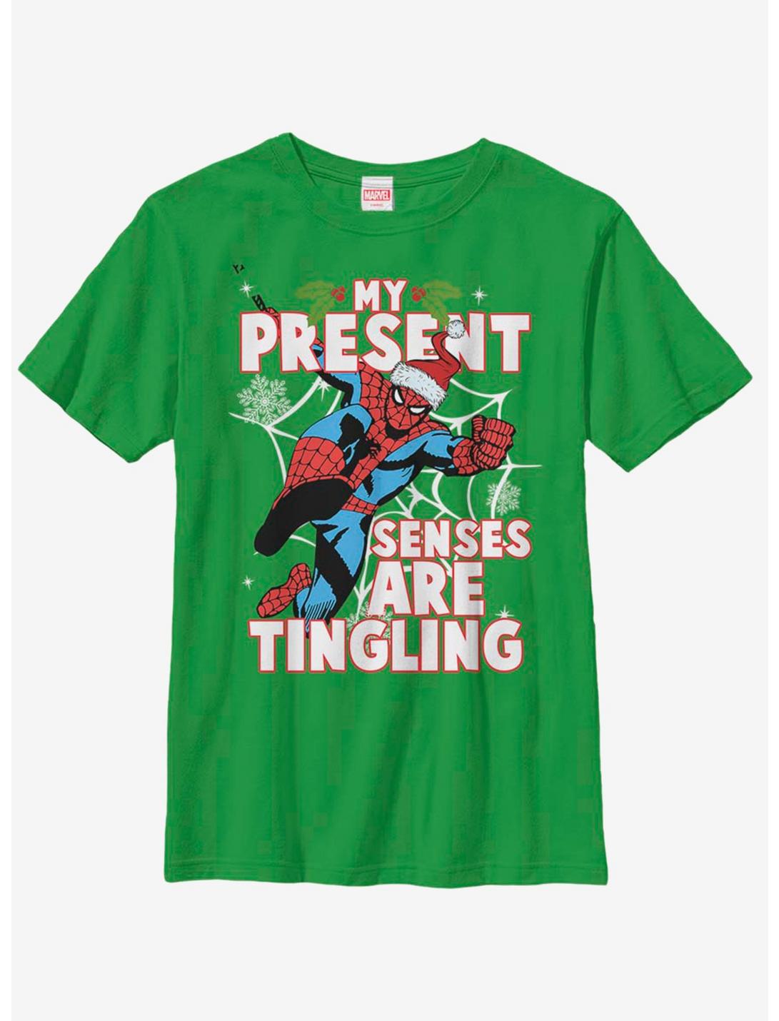 Marvel Spider-Man Present Senses Youth T-Shirt, KELLY, hi-res