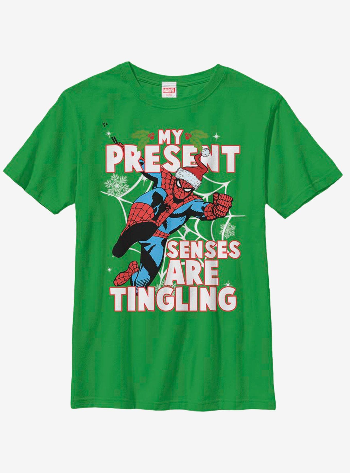 Marvel Spider-Man Present Senses Youth T-Shirt, KELLY, hi-res