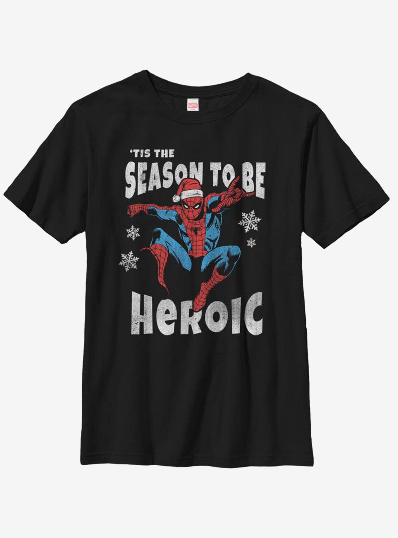 Marvel Spider-Man 'Tis The Season Youth T-Shirt, , hi-res