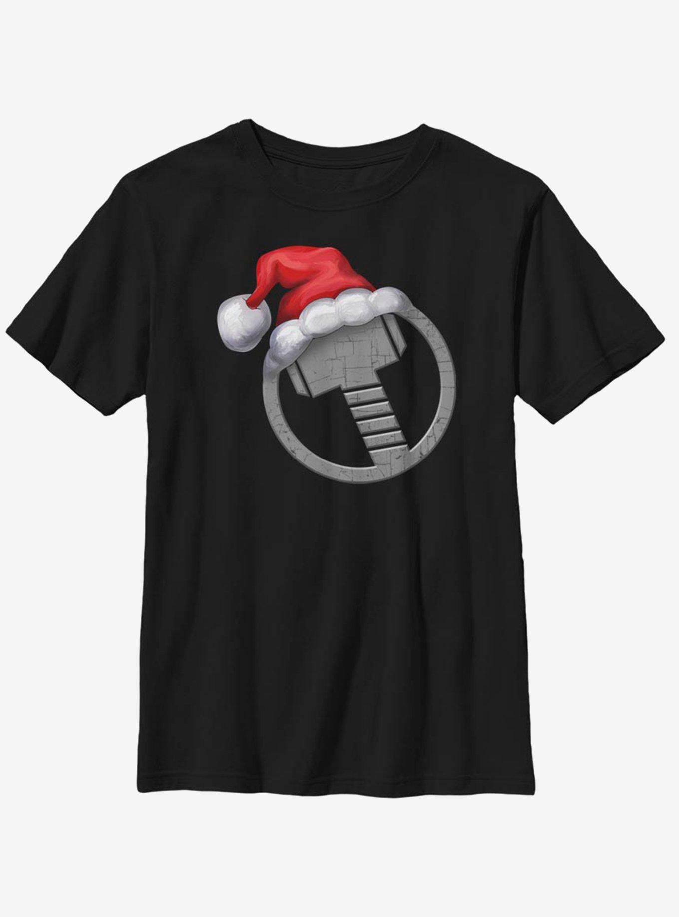 Marvel Thor Icon Holiday Hat Youth T-Shirt, , hi-res