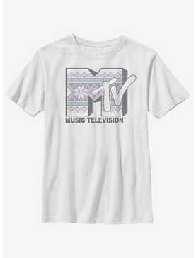 MTV Cross Stitch Logo Youth T-Shirt, , hi-res
