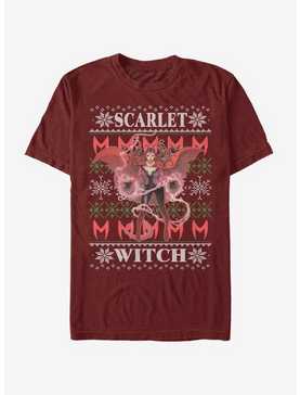 Marvel X-Men Scarlet Witch Christmas Pattern T-Shirt, , hi-res