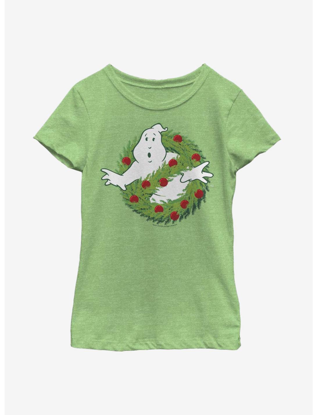 Ghostbusters Holiday Logo Youth Girls T-Shirt, , hi-res