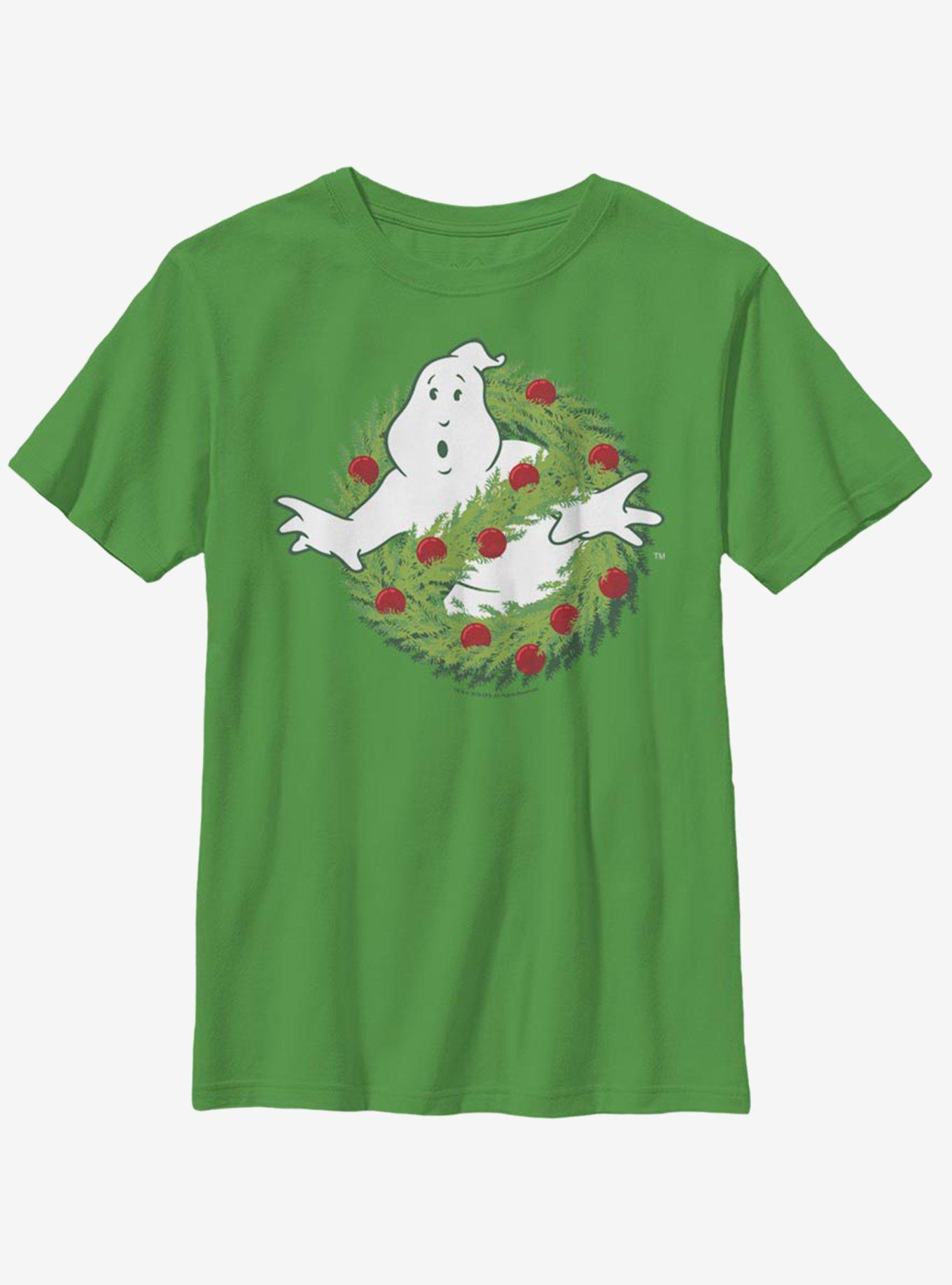 Ghostbusters Holiday Logo Youth T-Shirt, , hi-res