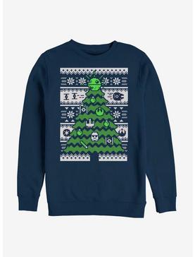 Star Wars Galactic Tree Christmas Pattern Sweatshirt, , hi-res