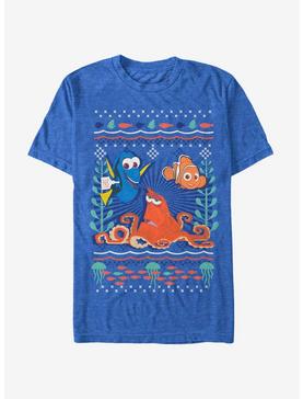Disney Pixar Finding Nemo Sea Christmas Pattern T-Shirt, , hi-res