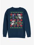 Star Wars Holiday Faces Sweatshirt, NAVY, hi-res