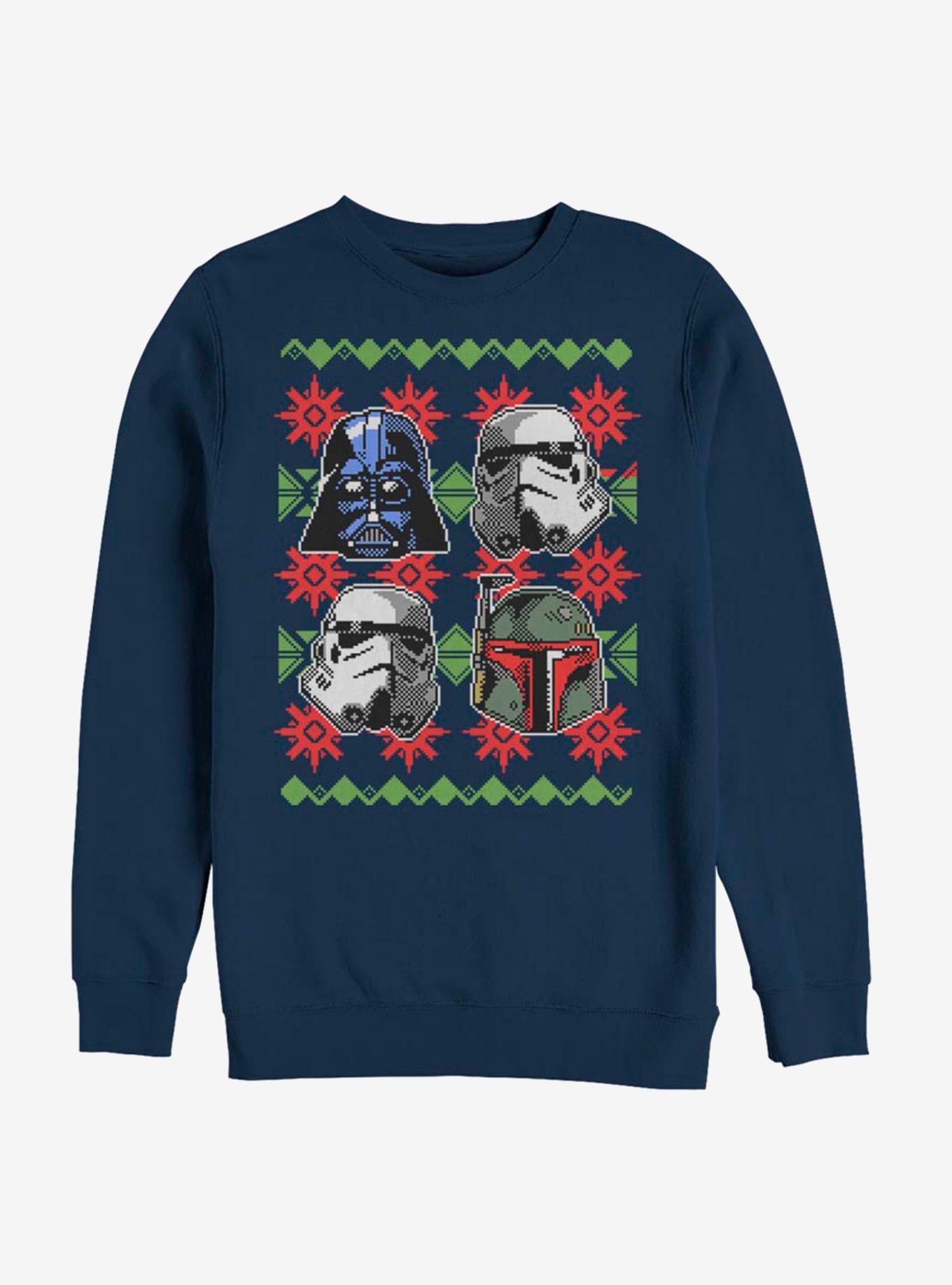 Star Wars Holiday Faces Sweatshirt, , hi-res